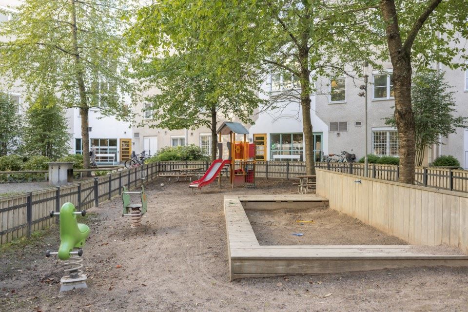 Föreningens trevliga innergård