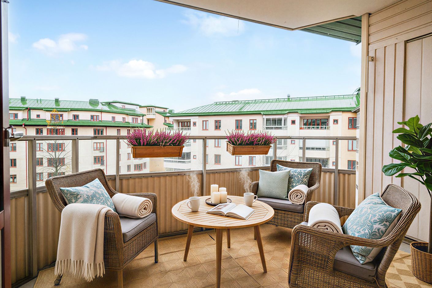 Balkong - digitalt möblerad