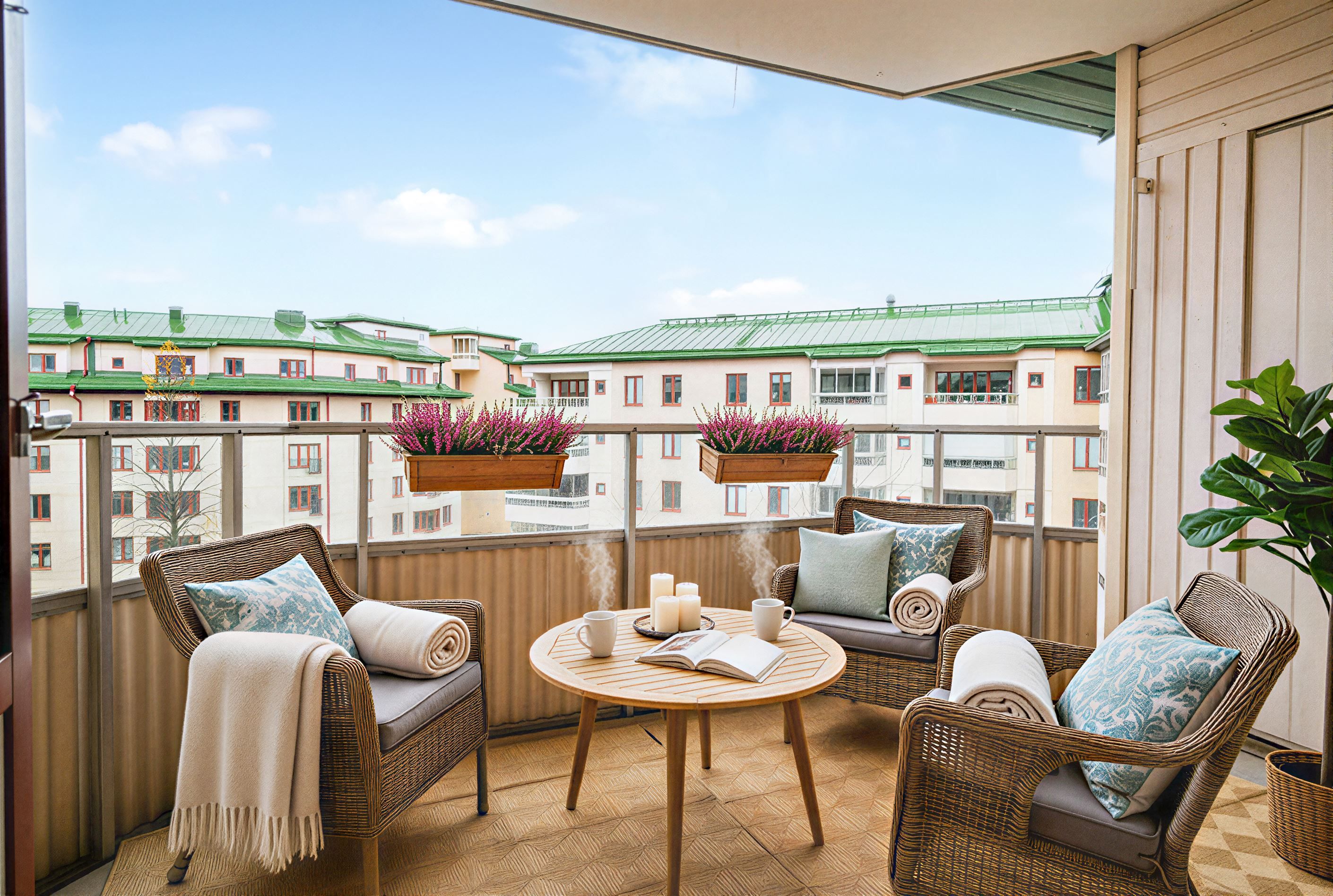 Balkong - digitalt möblerad