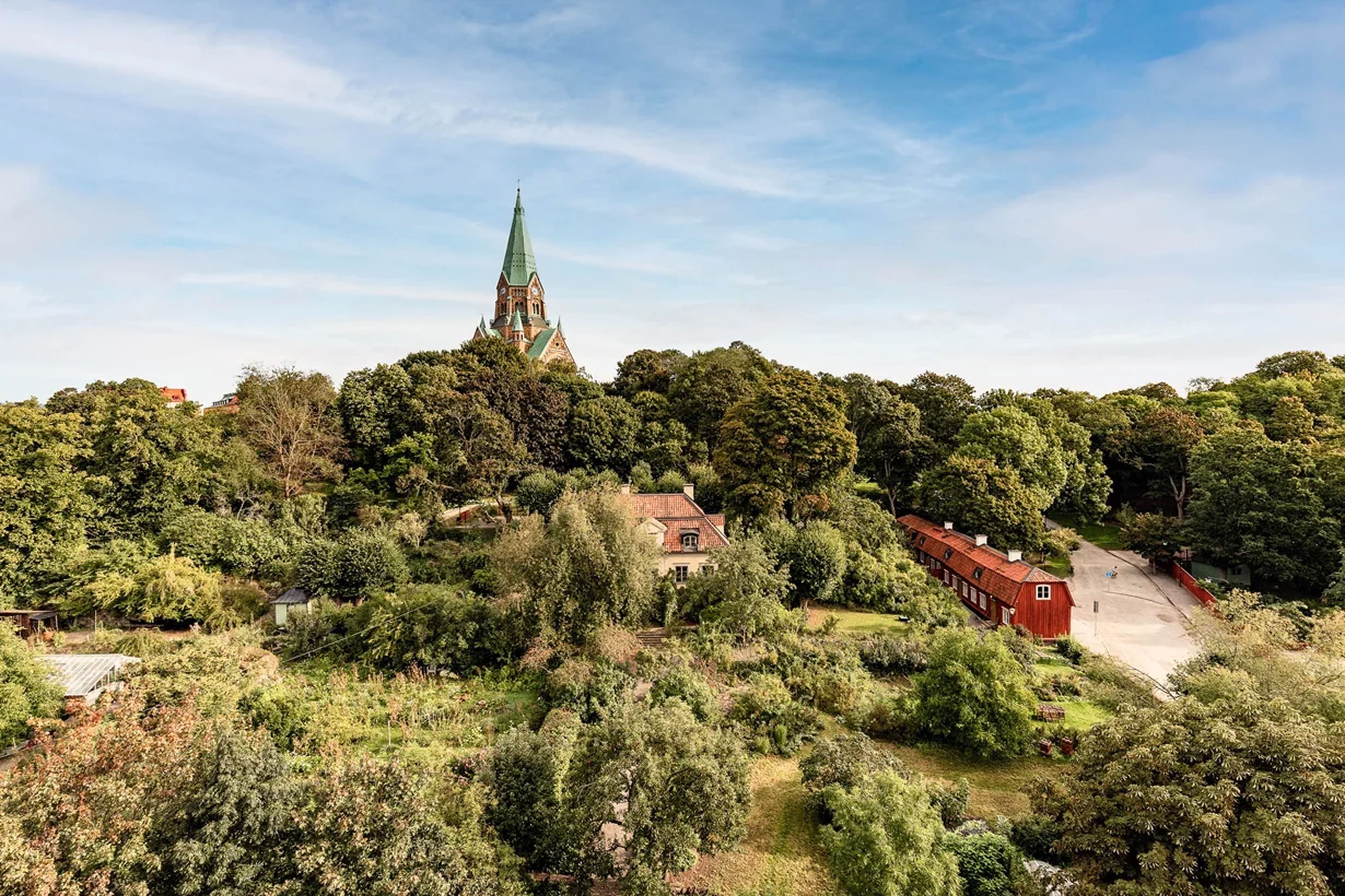 Utsiktsbild sommartid