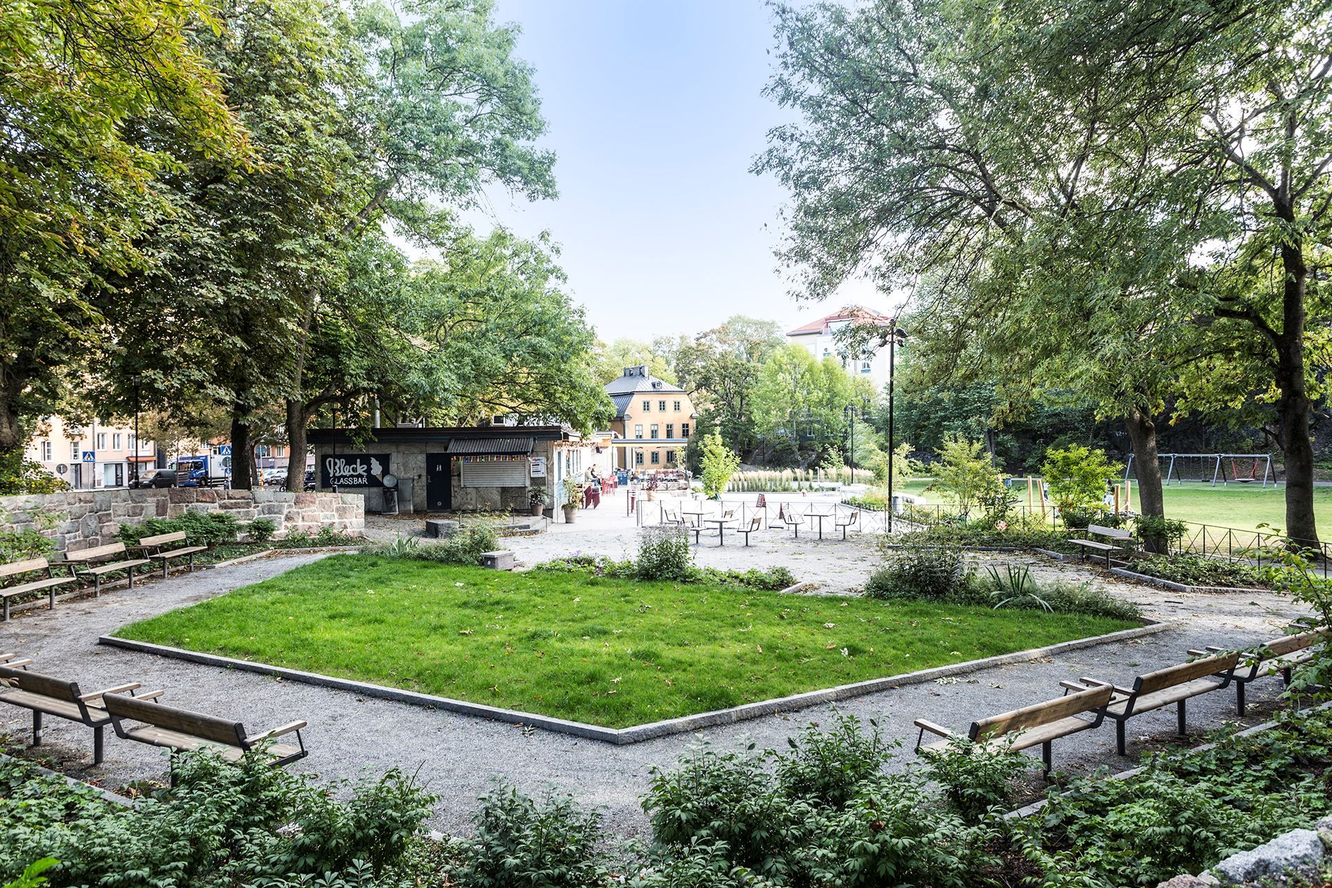 Restaurang Bleck invid Lilla Blecktornsparken