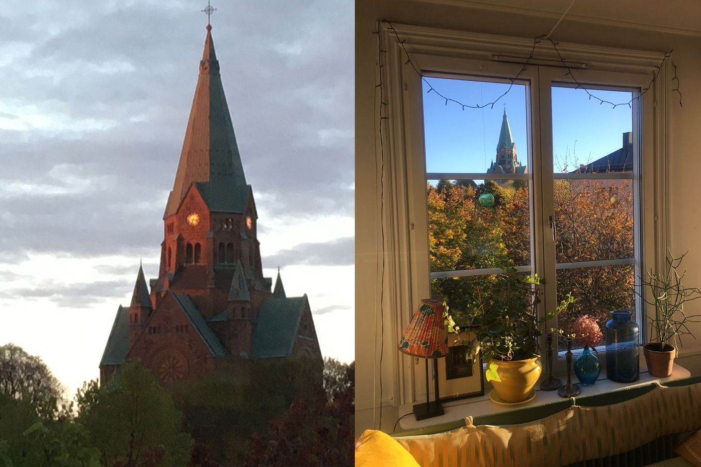 Säljarens egen bild från burspråket i vardagsrummet