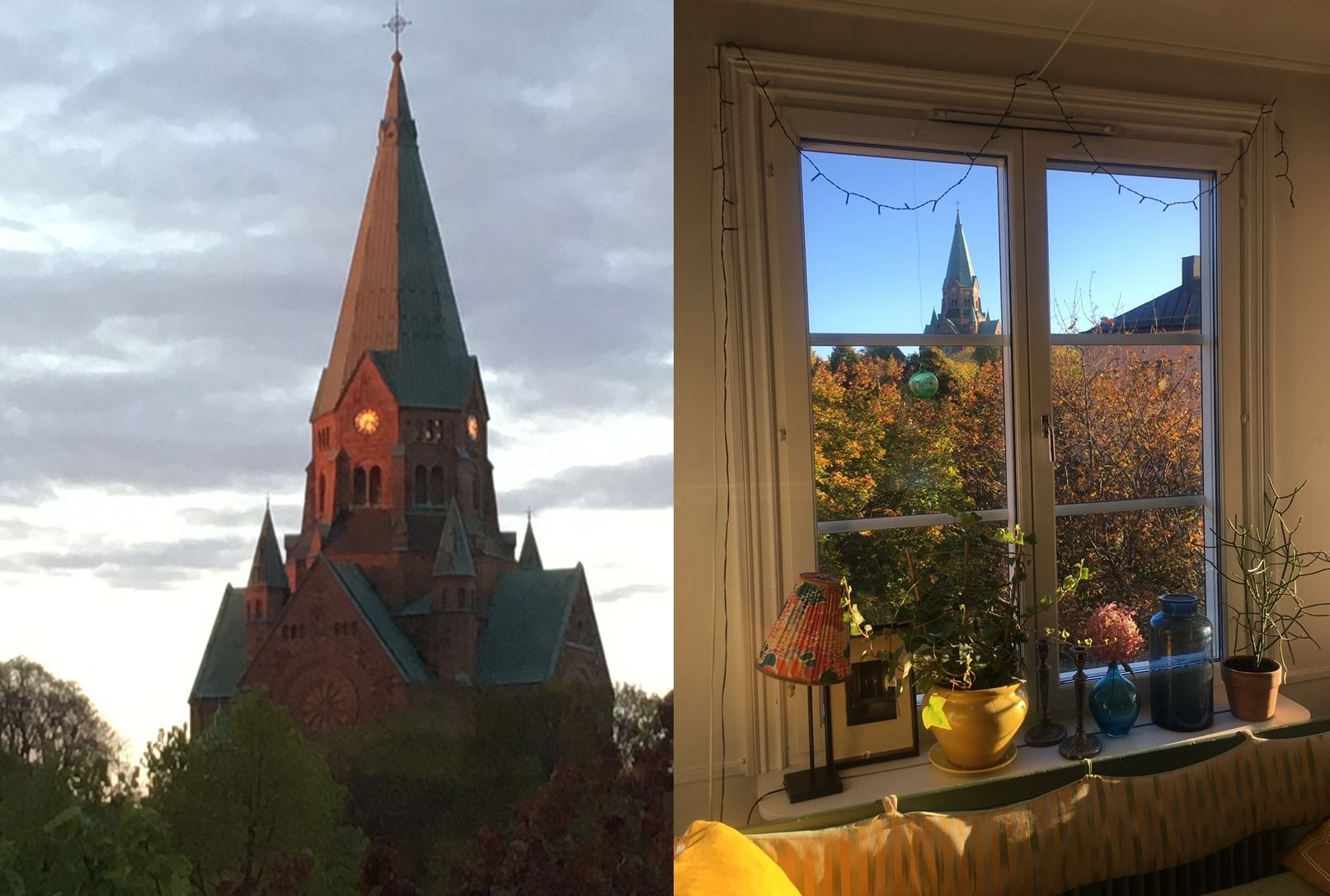 Säljarens egen bild från burspråket i vardagsrummet