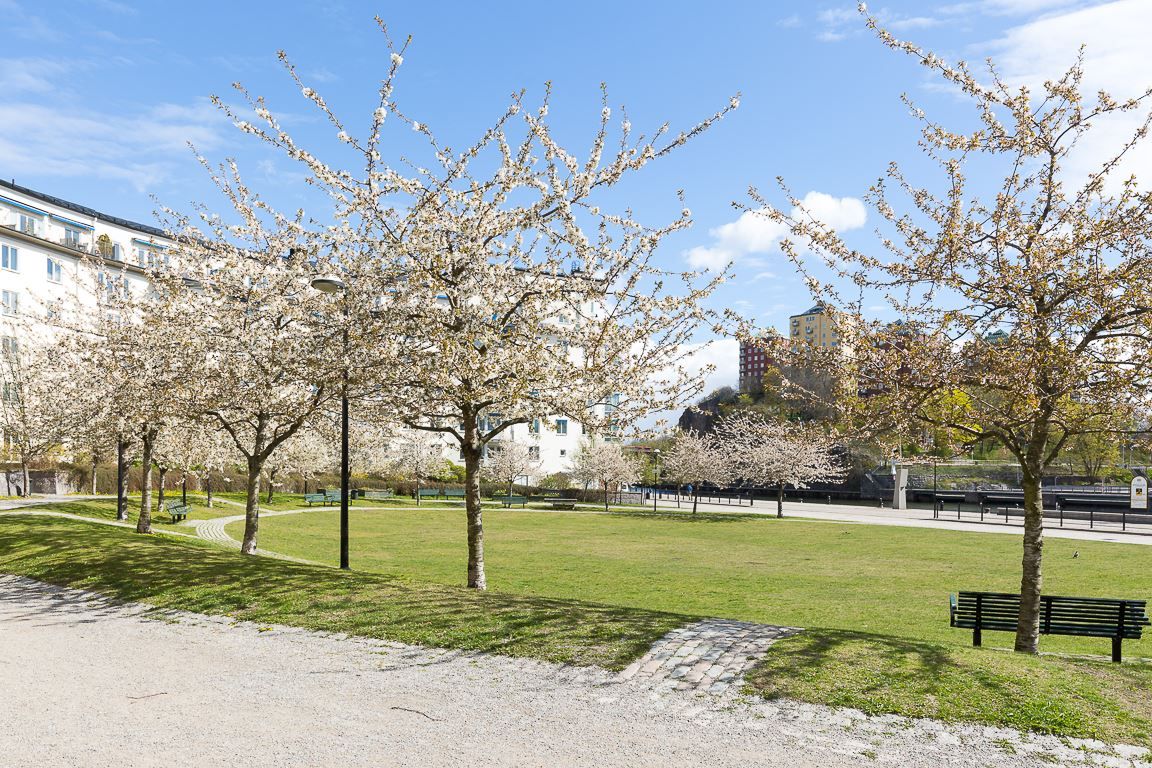 Mandelparken strax intill