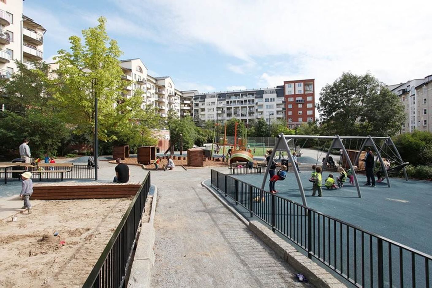 Nyrenoverade Timmermansparken strax utanför din port
