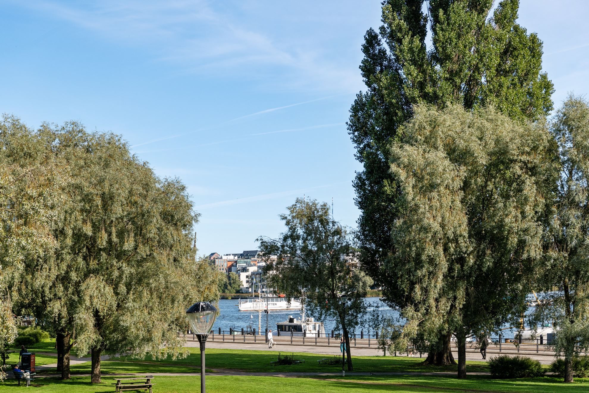 Strålande balkongutsikt