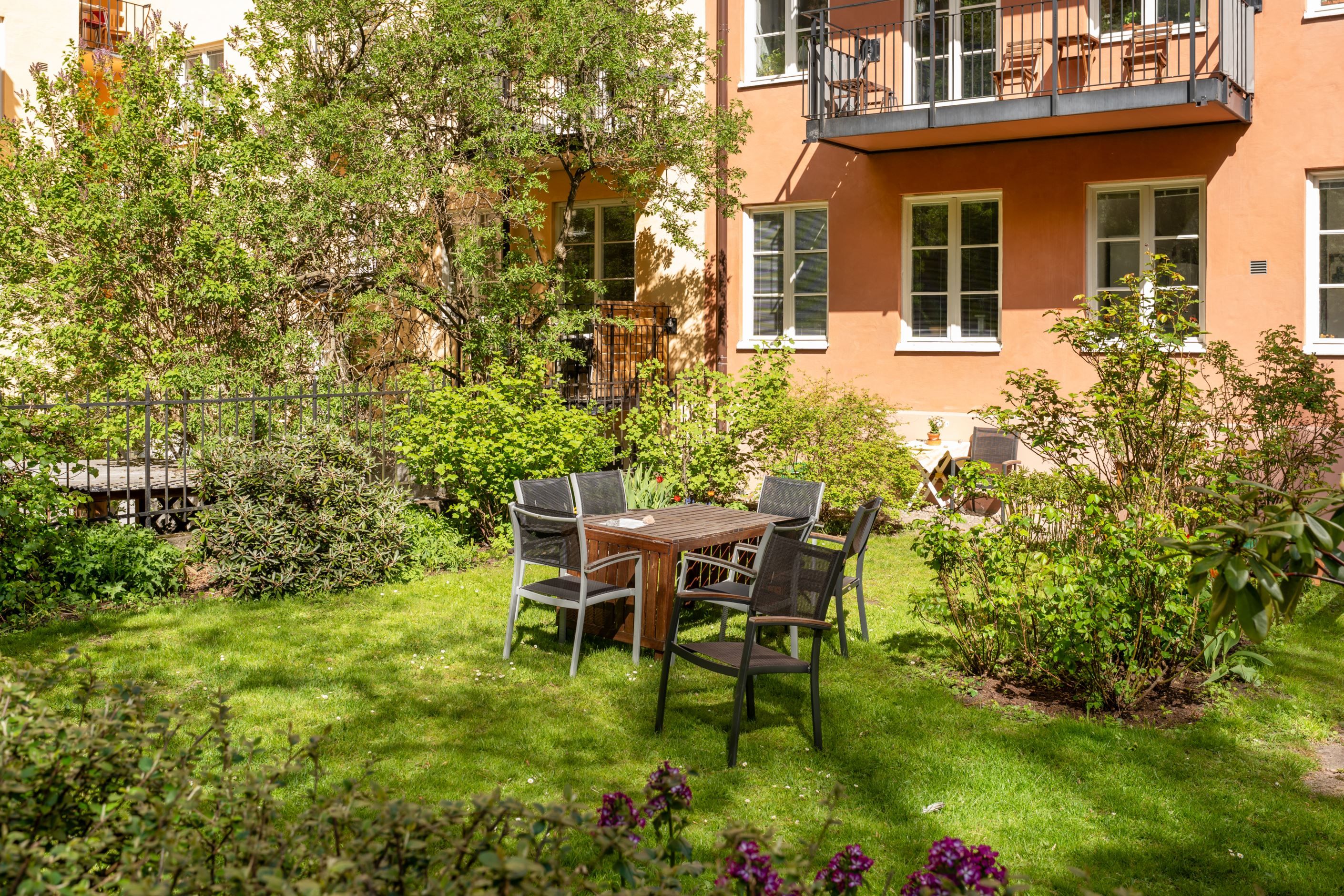 Föreningens mysiga innergård