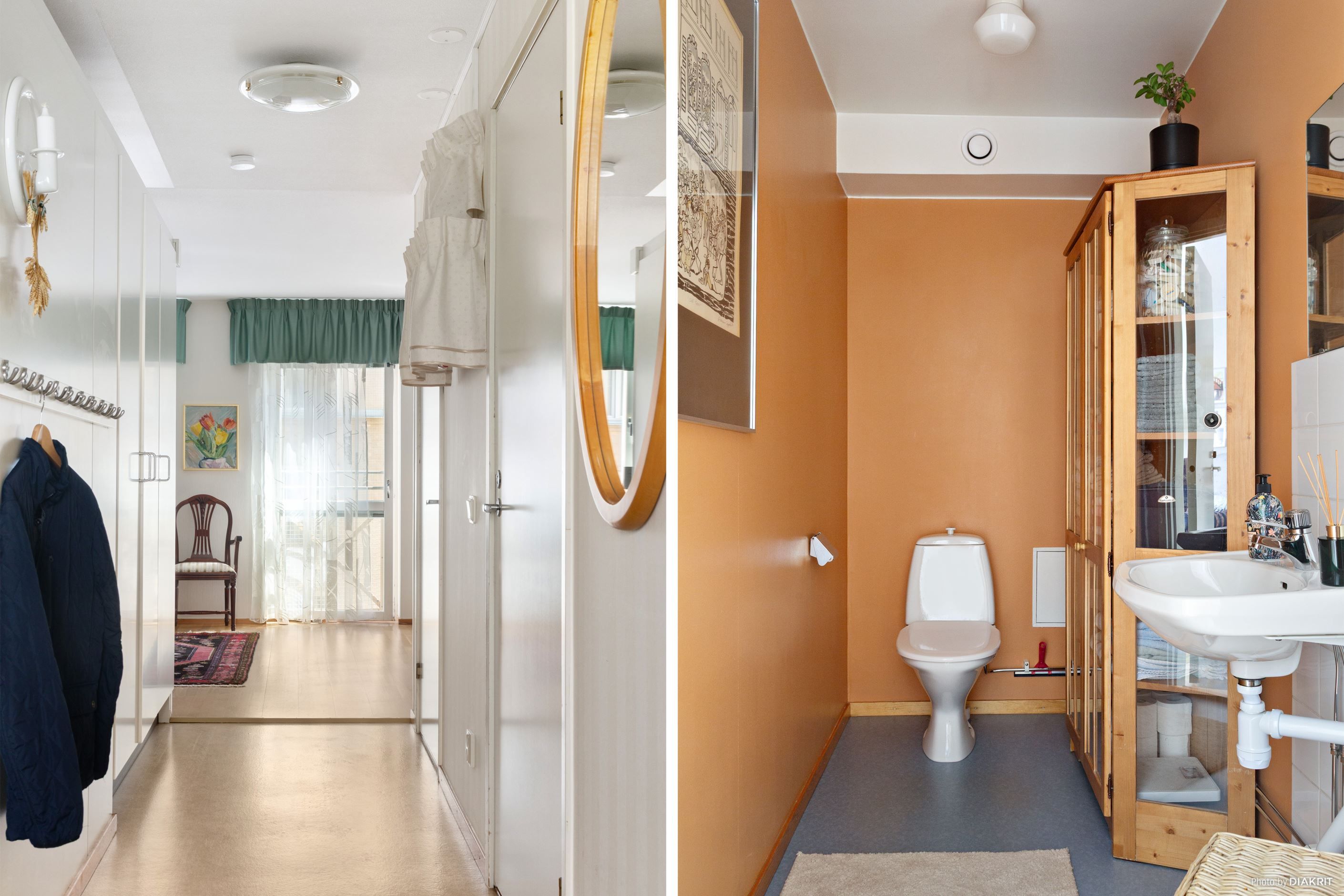 Hall och gäst-wc