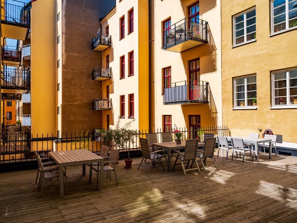 Föreningens gemensamma terrass
