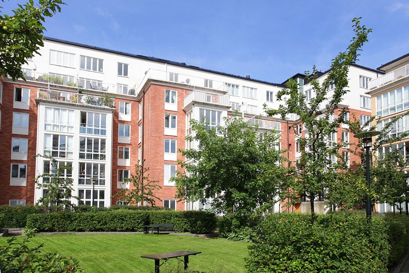 Föreningens trevliga innergård