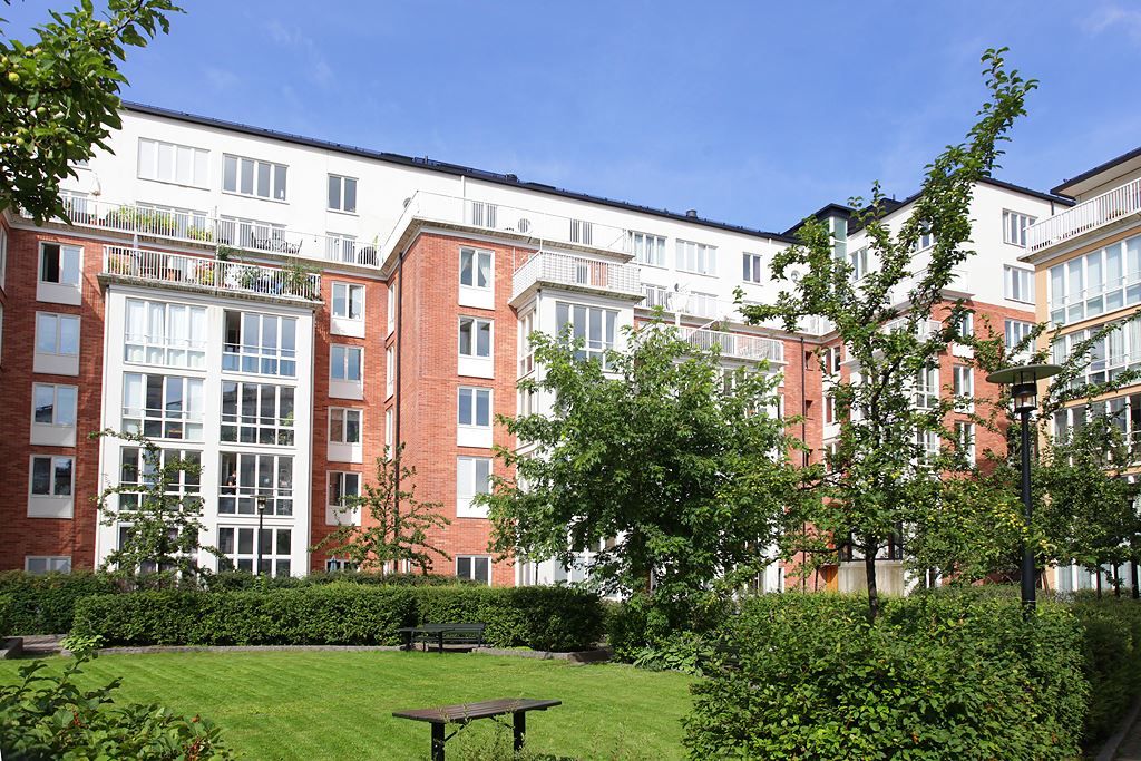 Föreningens trevliga innergård