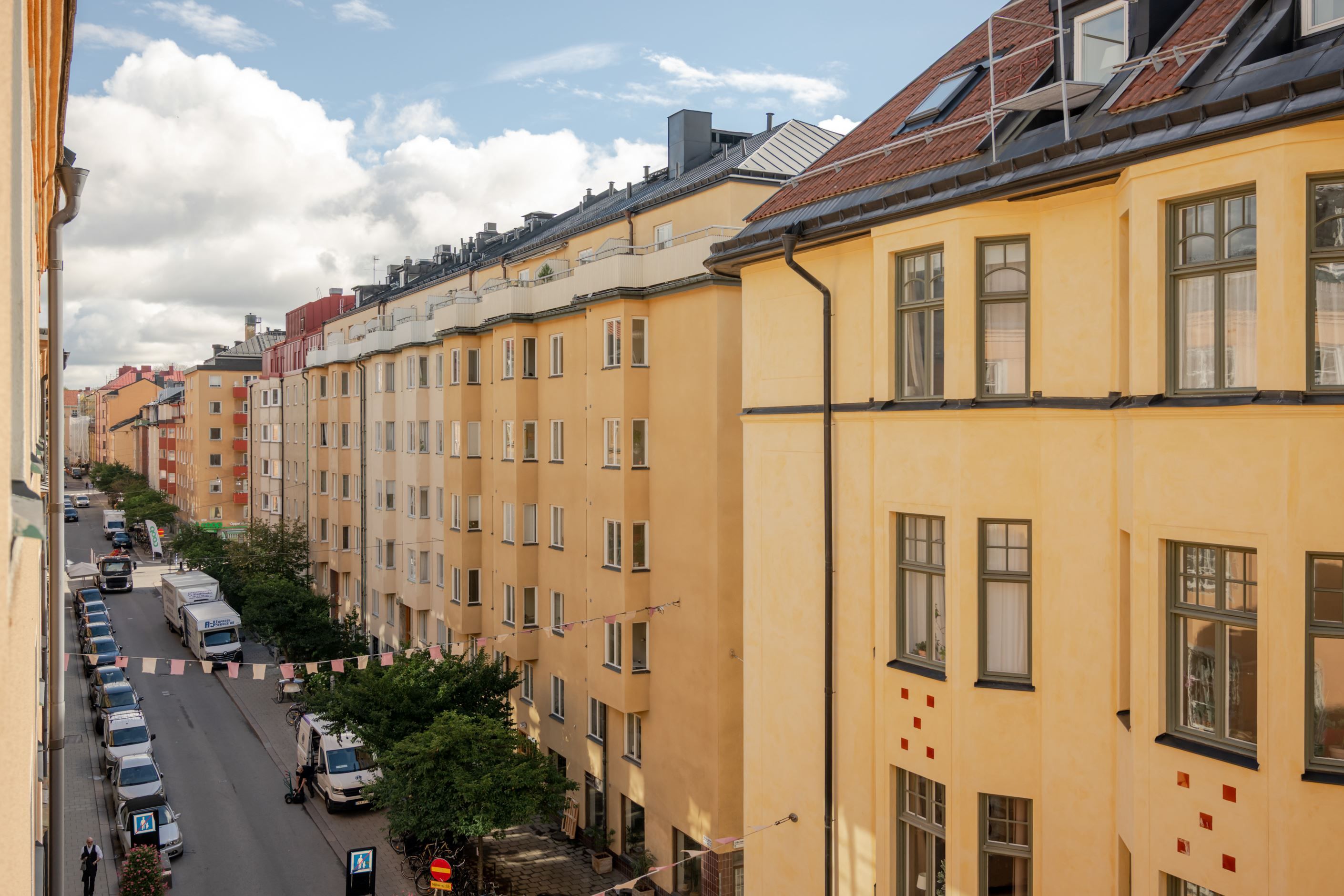Utsikt från köksfönster