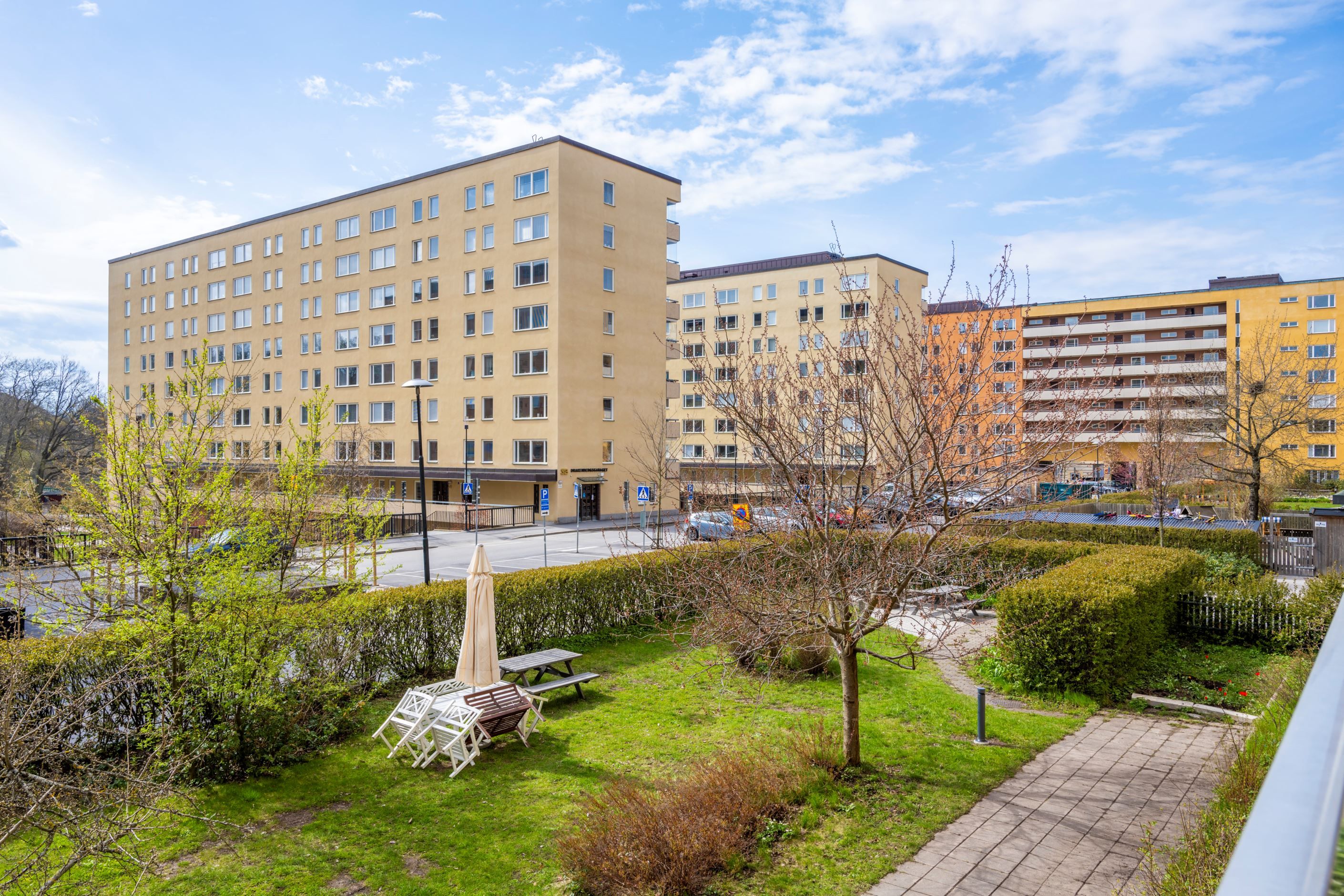 Utsikt från balkongen