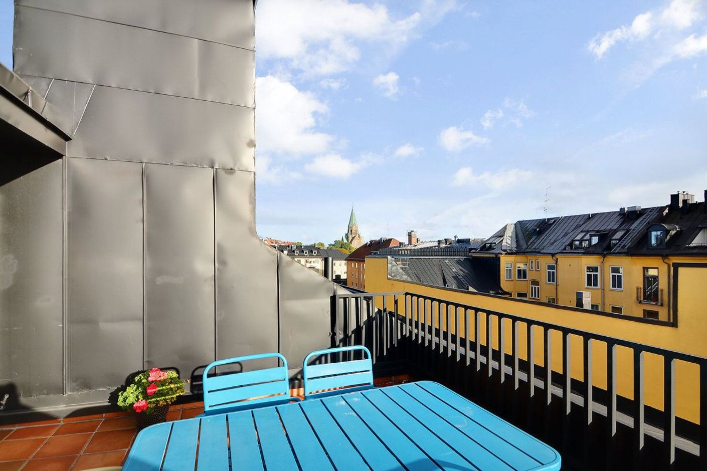 Föreningens gemensamma takterrass!