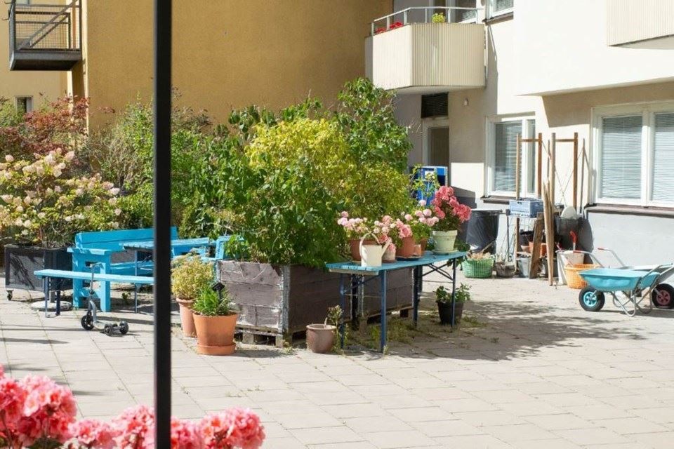 Föreningens innergård