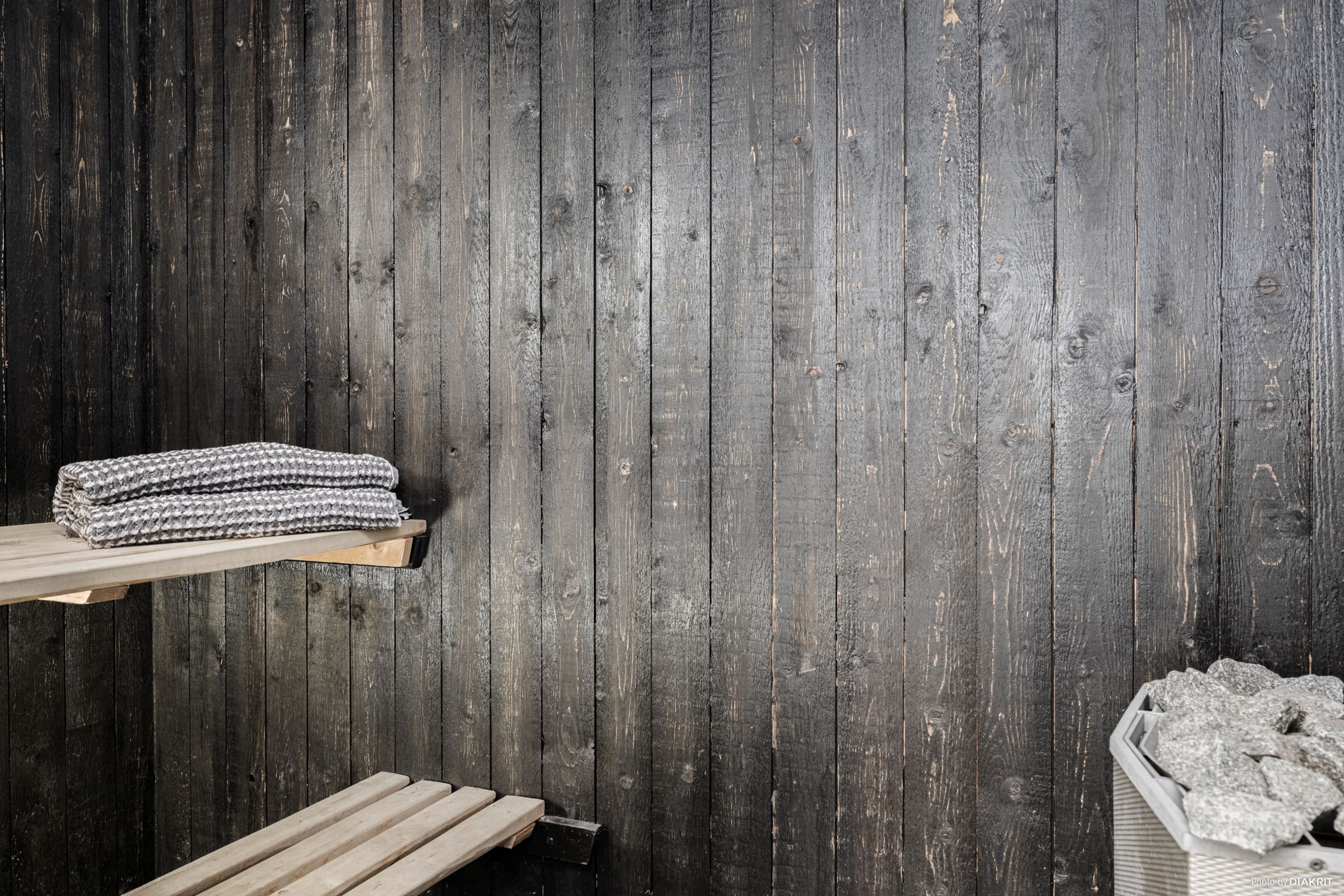 Bastu med elaggregat