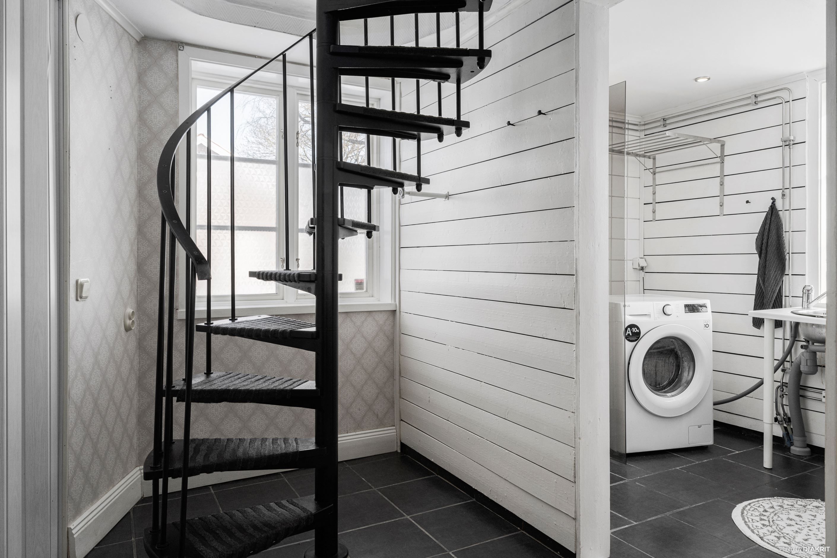 Del av relaxavdelning/tvättstuga