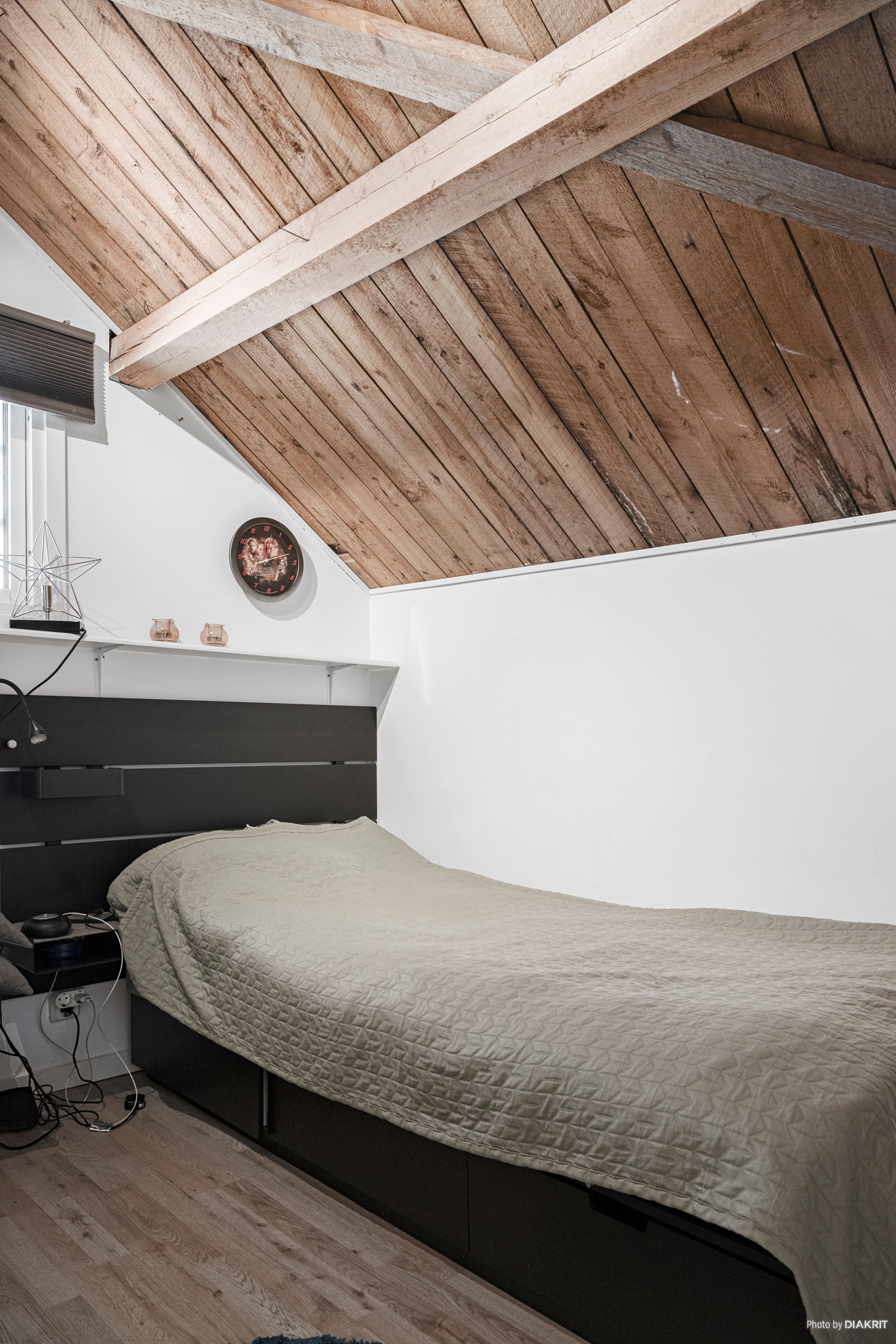 Sovrum övervåning gäststuga 2