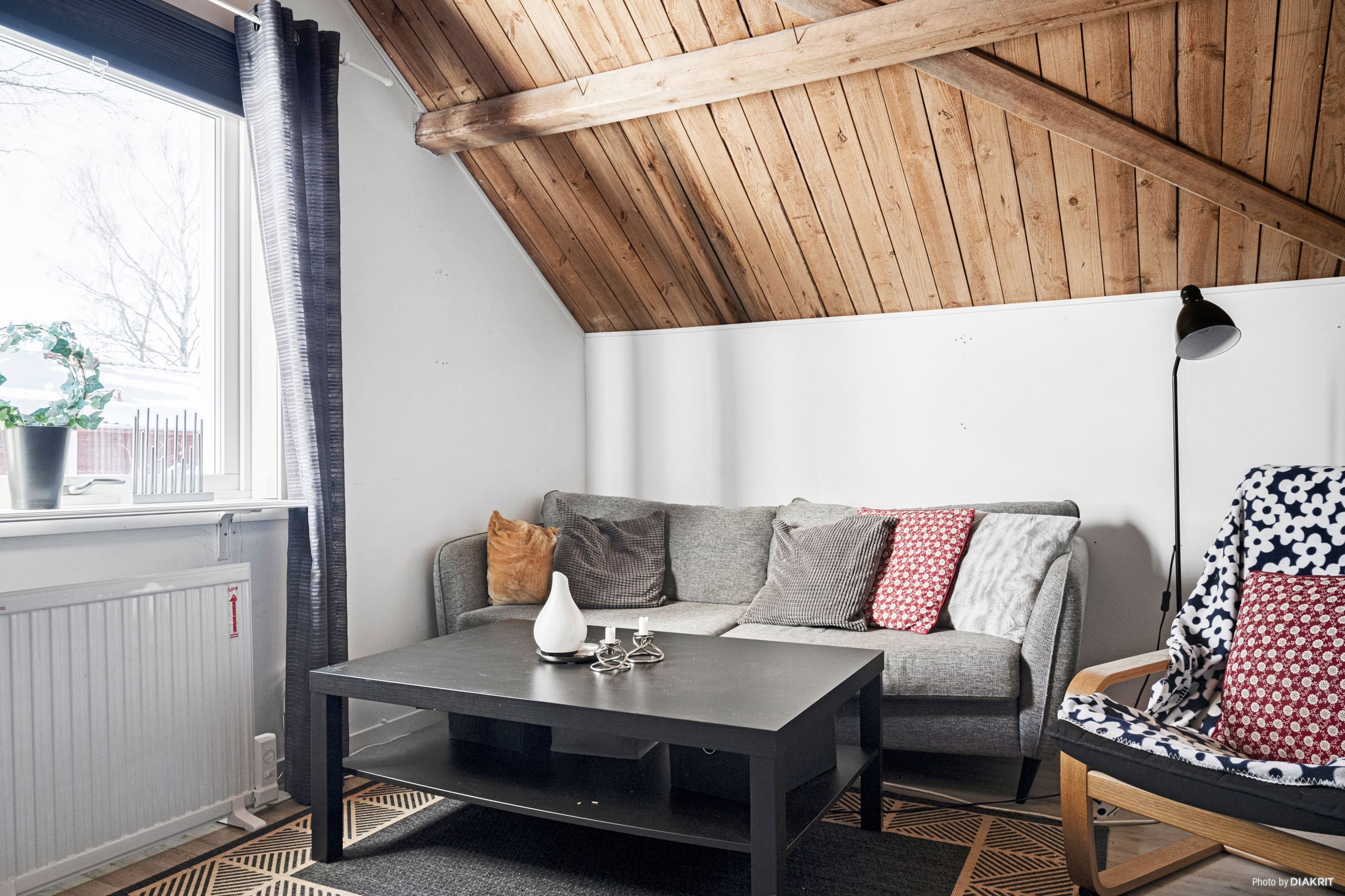 Vardagsrum övervåning gäststuga 2