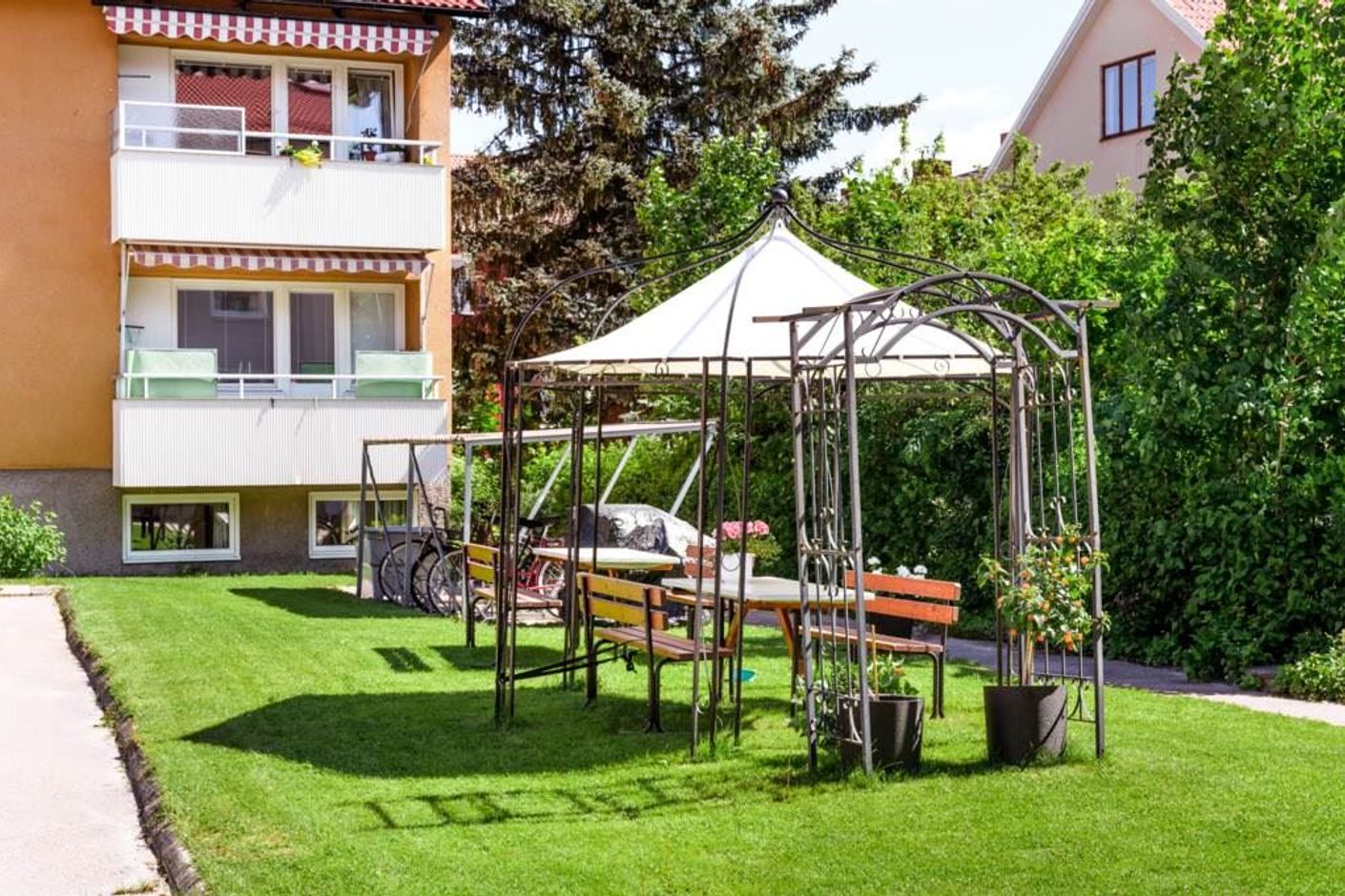 Gemensam uteplats
