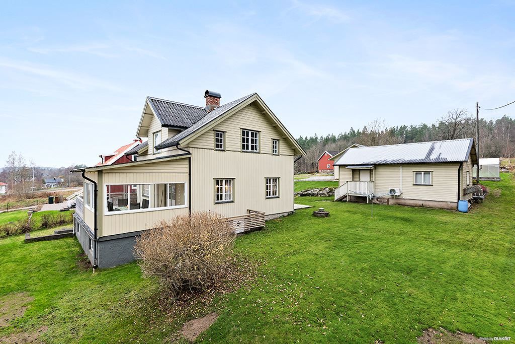 Vy från trädgård