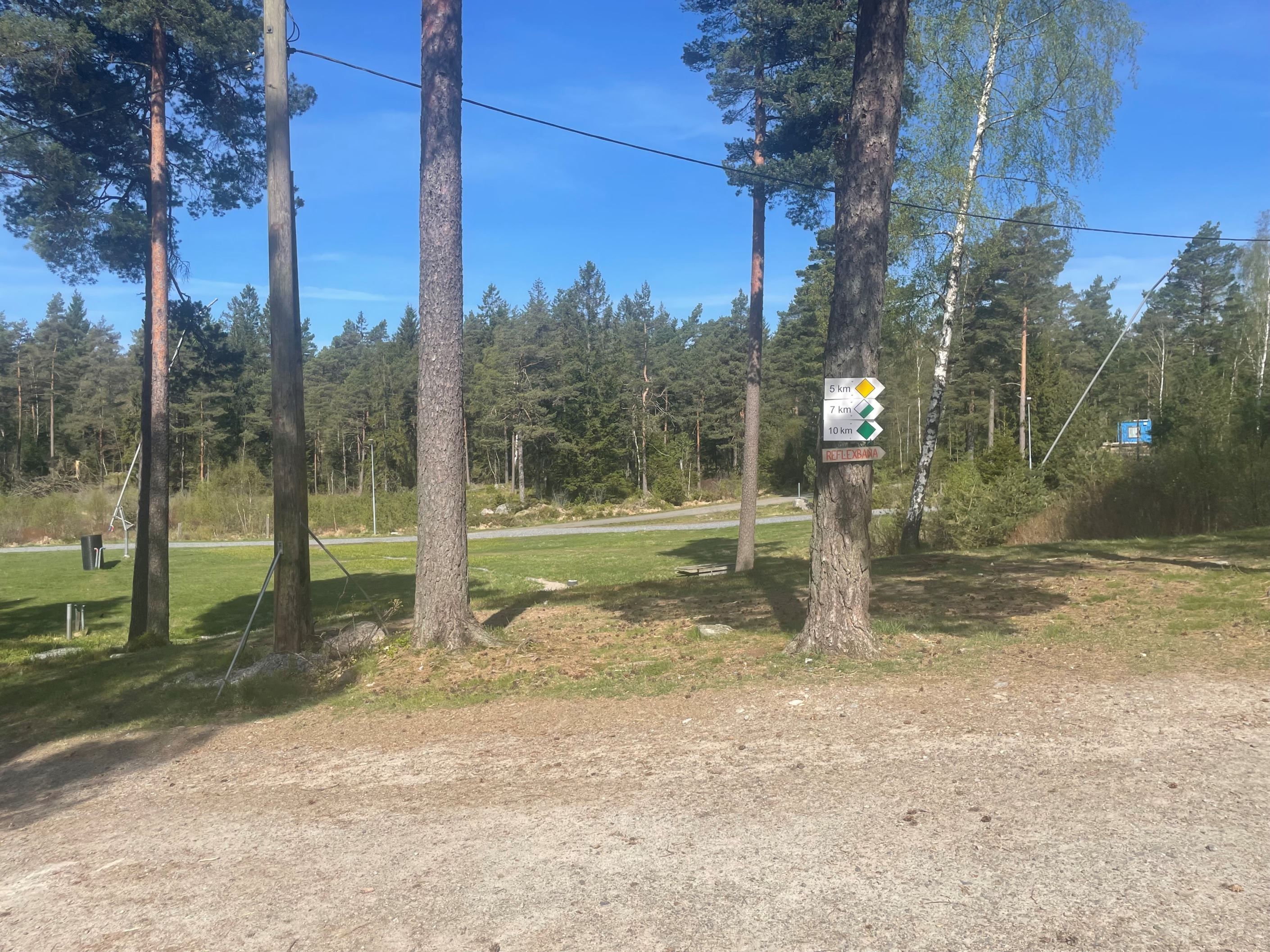 Motions och skidspår vid Landehof