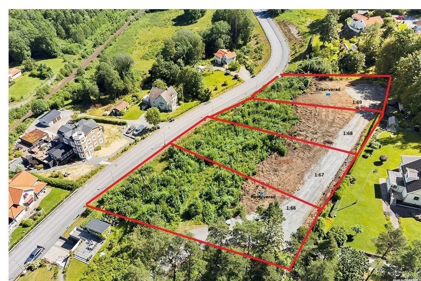 Ritade gränser, ej exakta