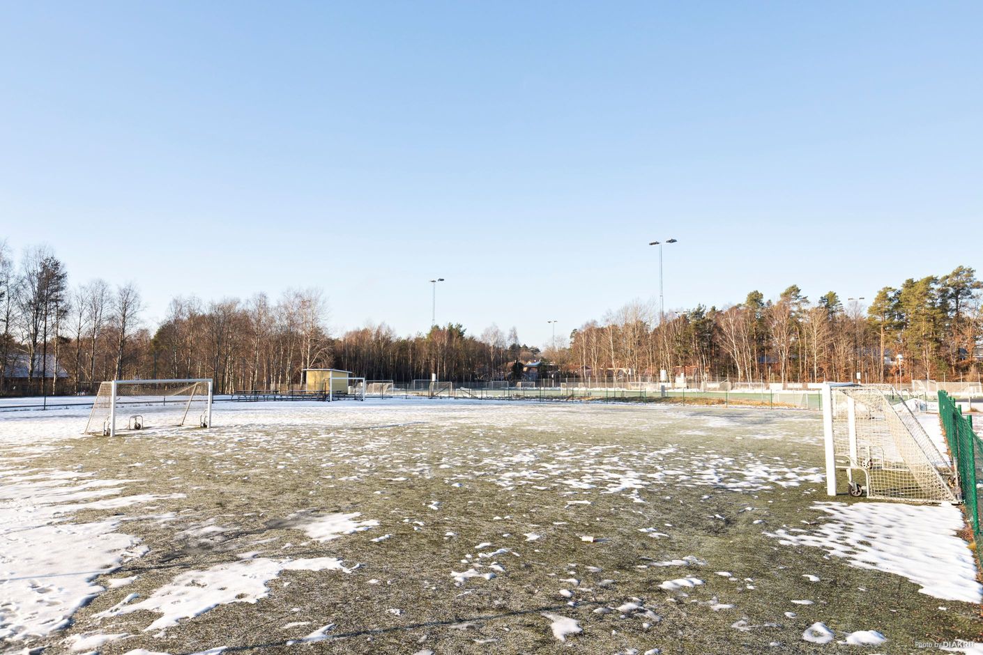 Mölnlycke IF med en hundrastgård intill