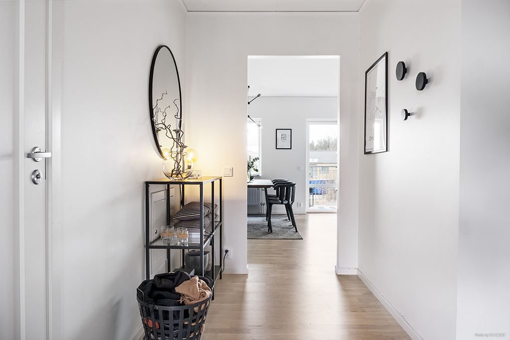 Ljus inbjudande hall