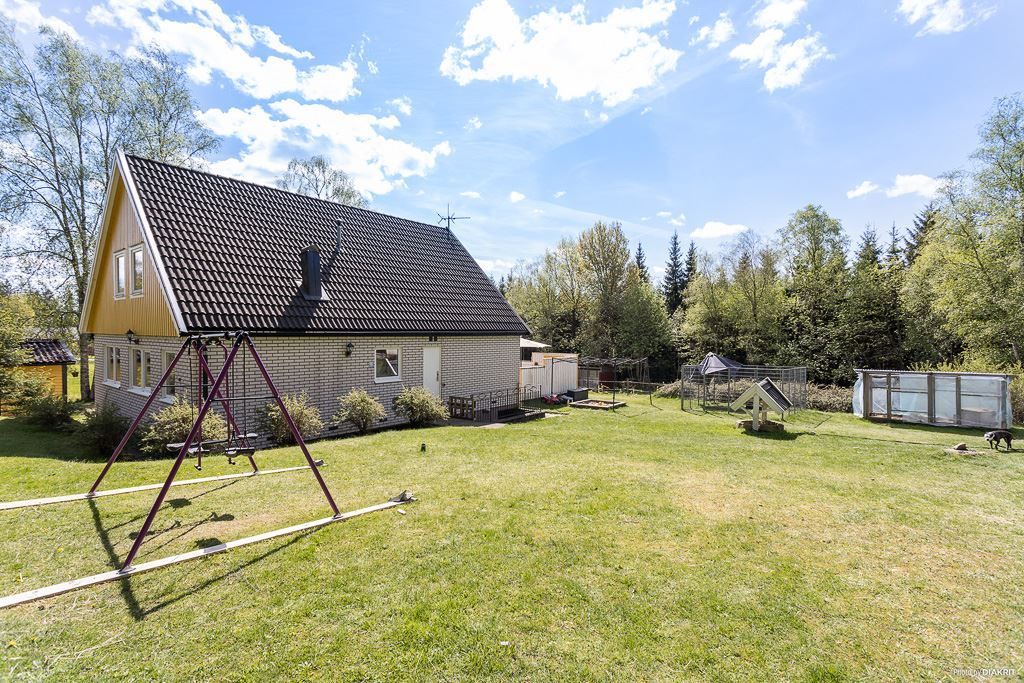 Vy från trädgård