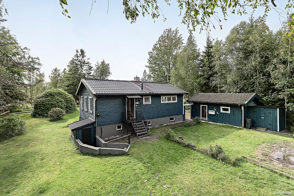 Vy från trädgård