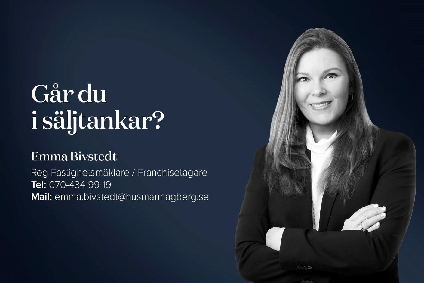 Hör av dig om du också funderar på att sälja din bostad!