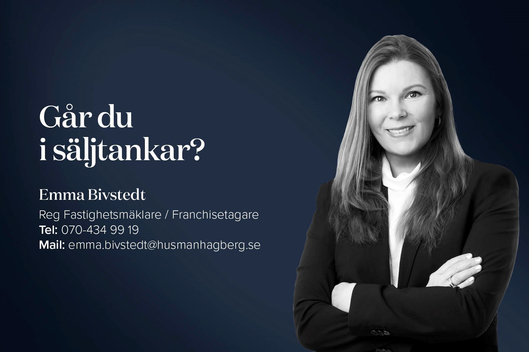 Hör av dig om du också funderar på att sälja din bostad!