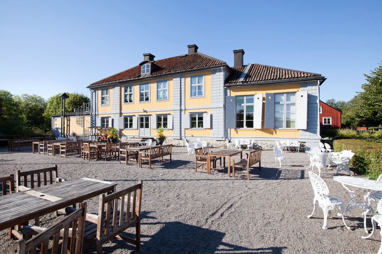 Nyckelvikens herrgård med mysigt café