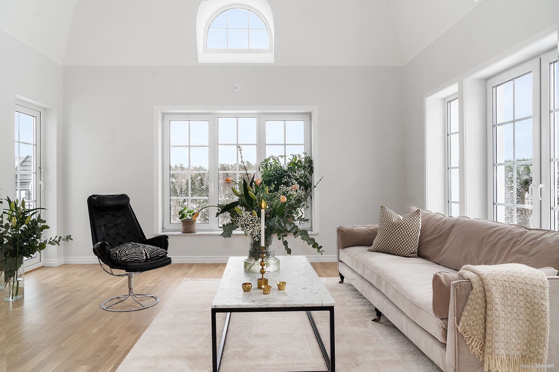 Det är onekligen en speciell känsla oavsett var i huset man befinner sig (lgh B1101).