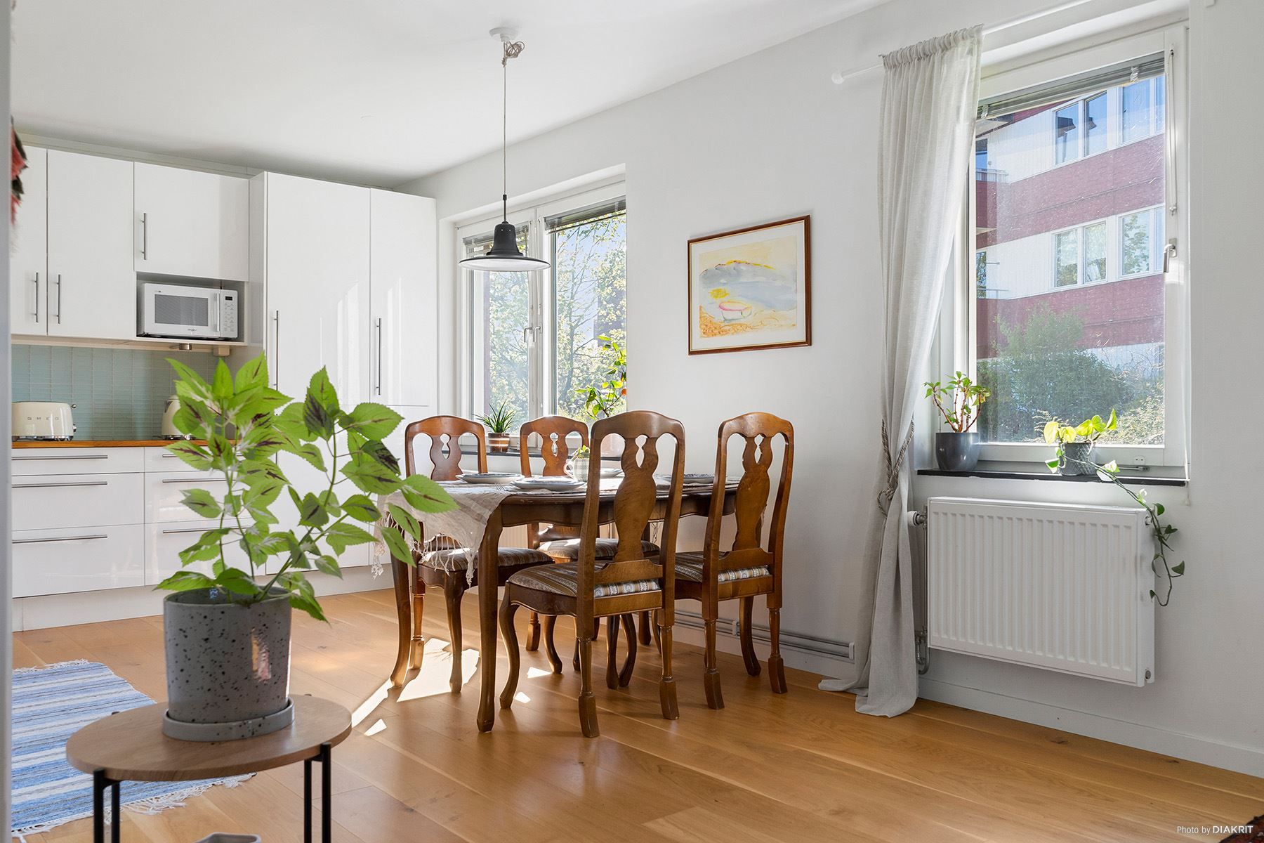 Fantastiskt ljusinsläpp i köket