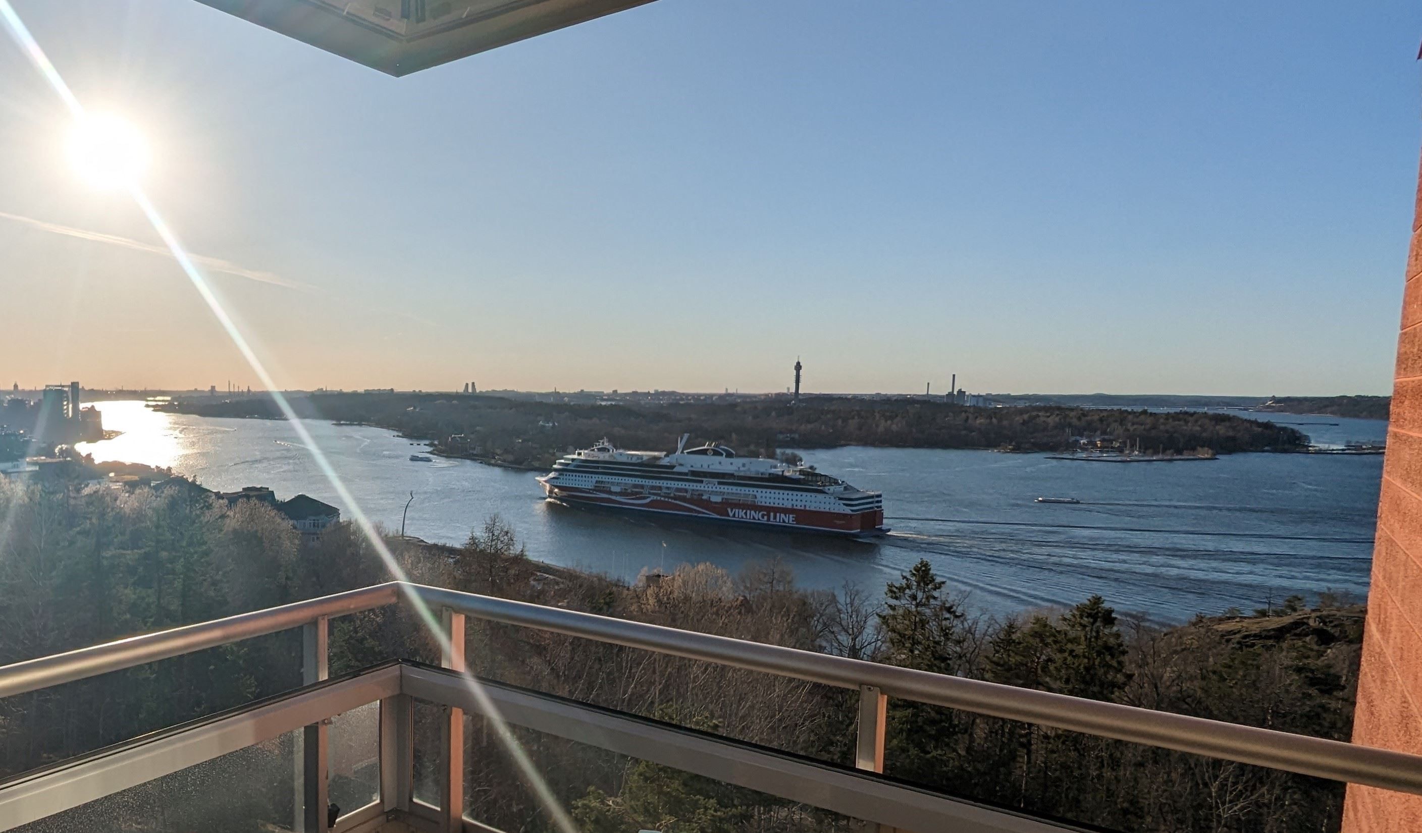 Första parkett mot Stockholms inlopp!