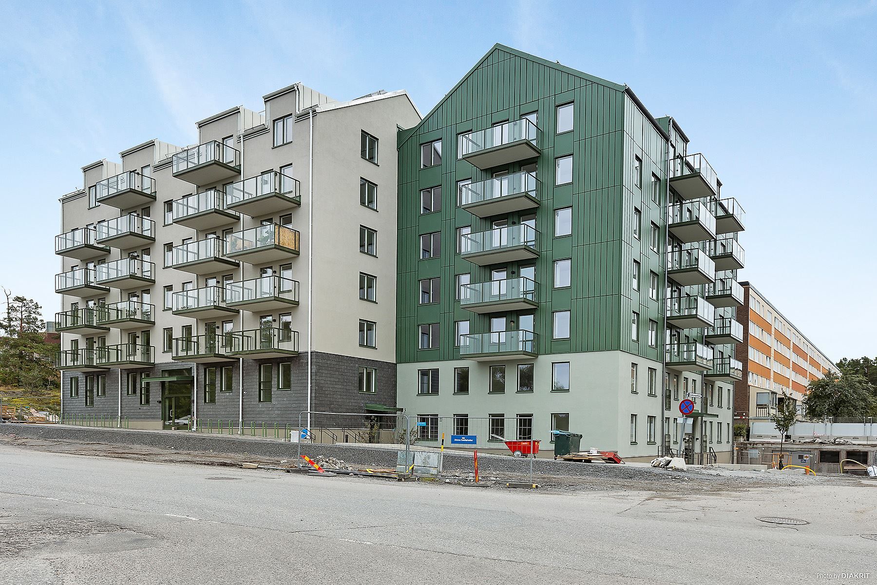 Huset sett från gatan