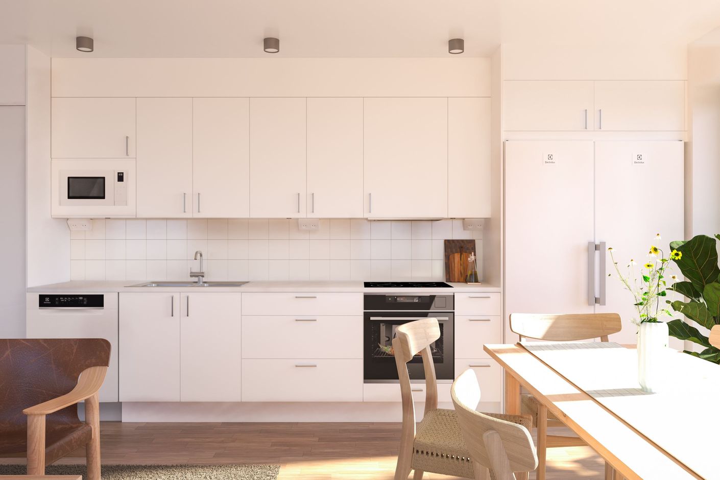 Renderingsbild kök