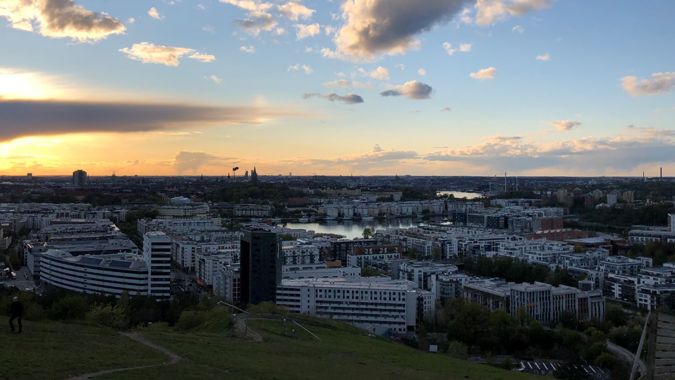 Utsikt från Hammarbybacken