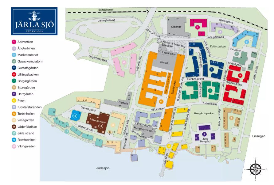 Brf Klosterstranden ligger vid vattnet i Järla sjö