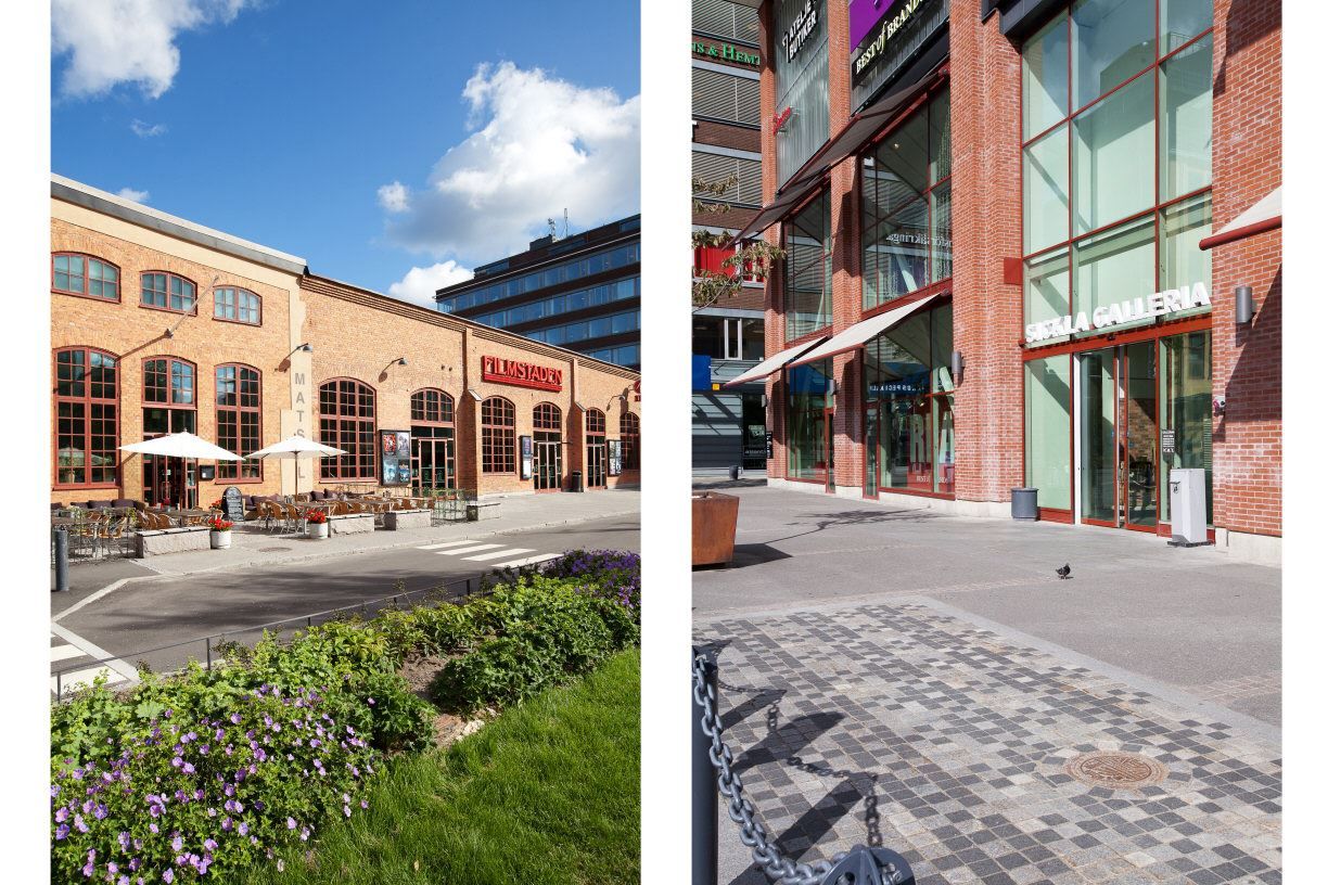 Sickla köpkvarter med galleria, biograf och mycket mer