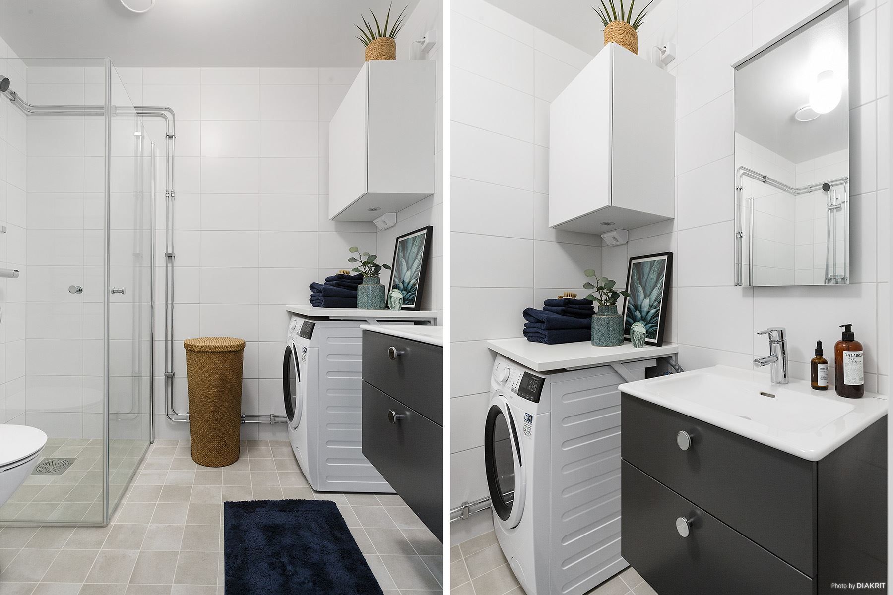 Badrum (bild från visningslägenheten, 2:a, 51 kvm)