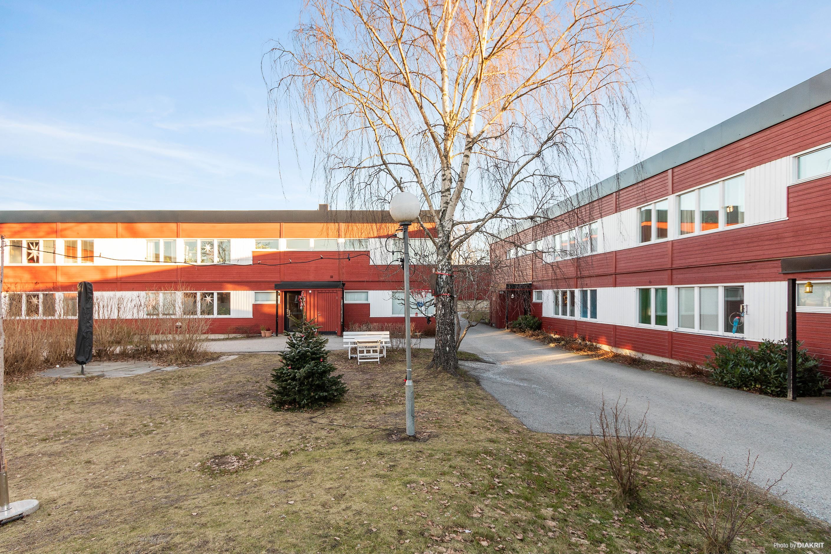 Fasad och innergård