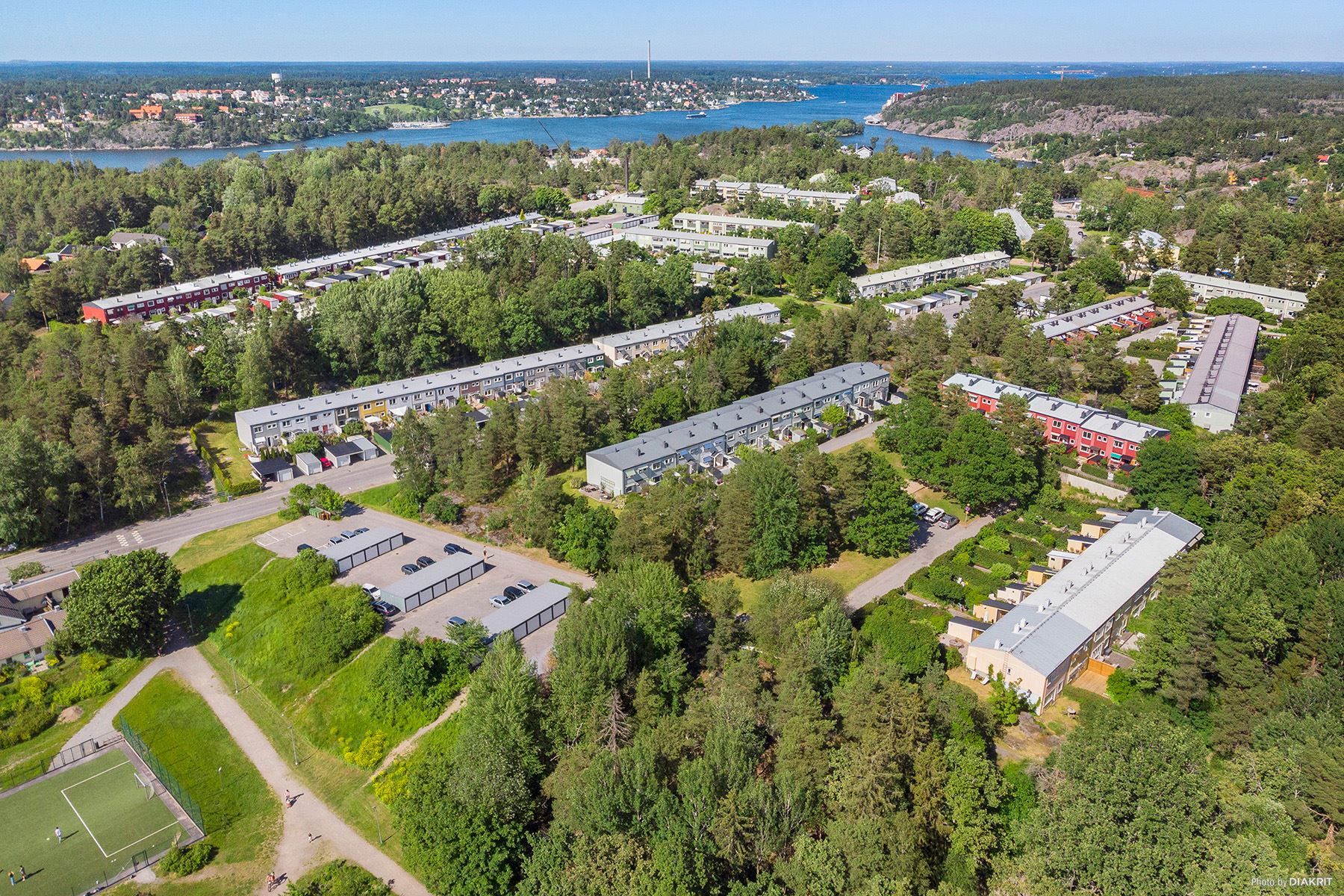 Duvnäs Utskog ligger ett stenkast från inloppet