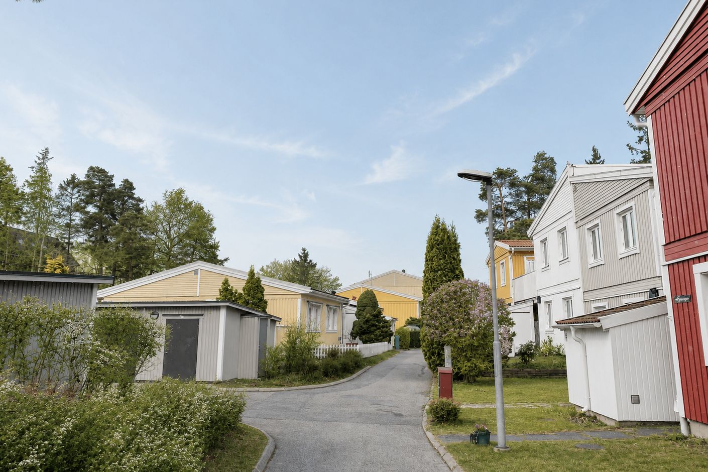 Här bor du i ett trivsamt kvarter.