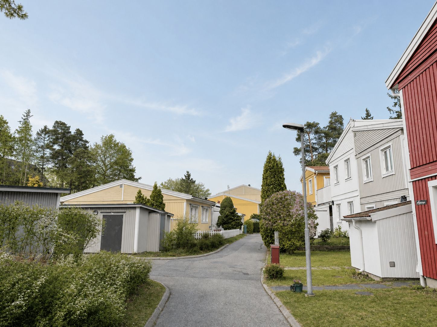 Här bor du i ett trivsamt kvarter.