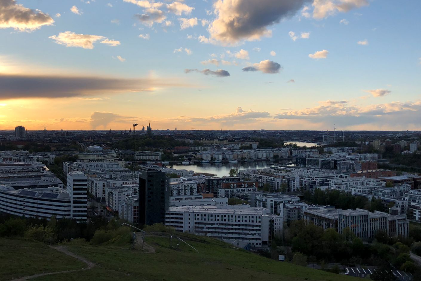 Utsikt från Hammarbybacken