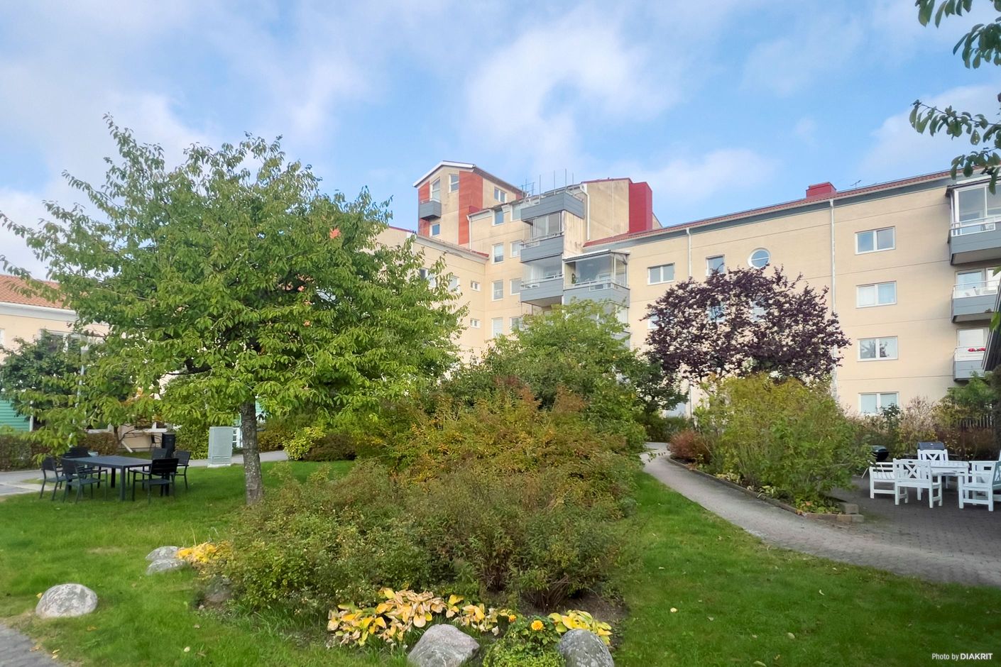 Föreningens fina innergård