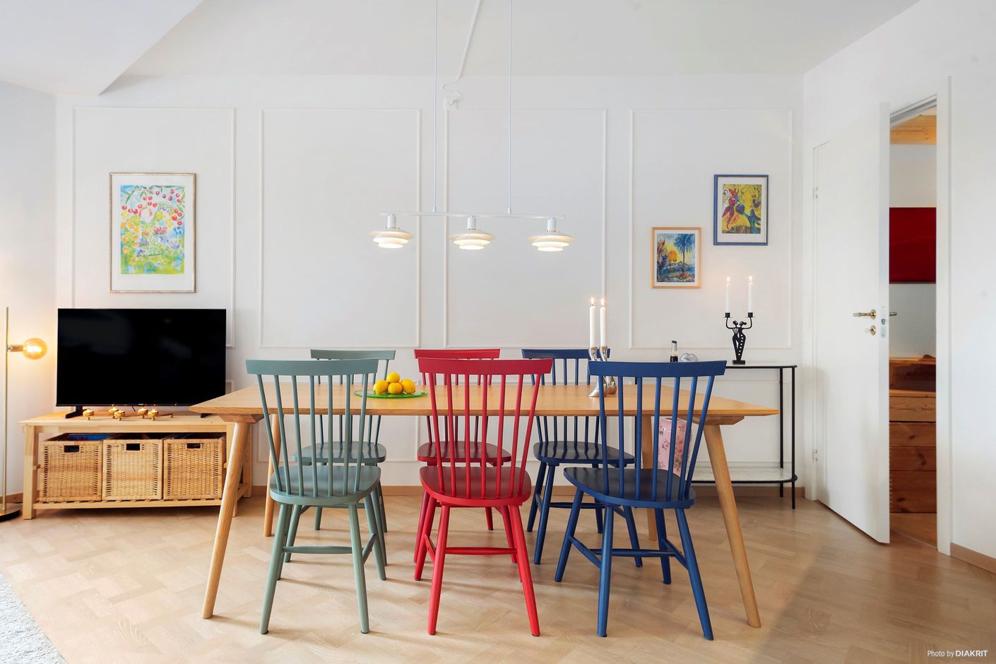 Plats för stort matbord